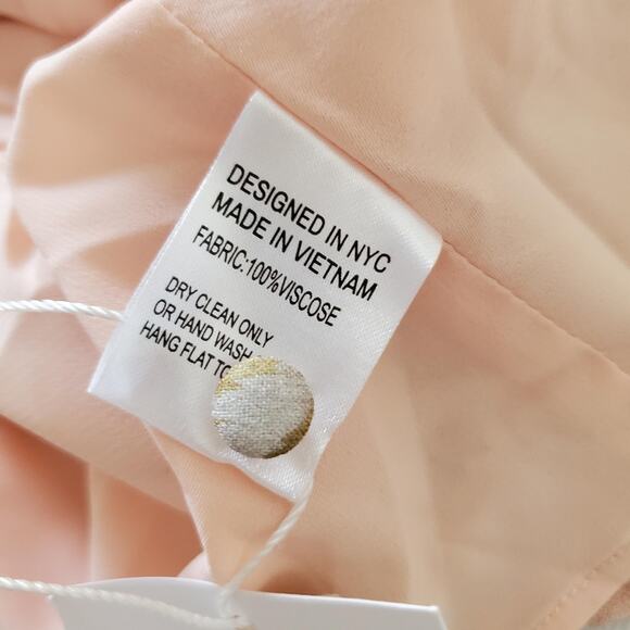 Cottagecore Romantic Yumi Kim Top Womens XS Pink Floral Beatrice Puff Sleeve - Picture 9 of 10